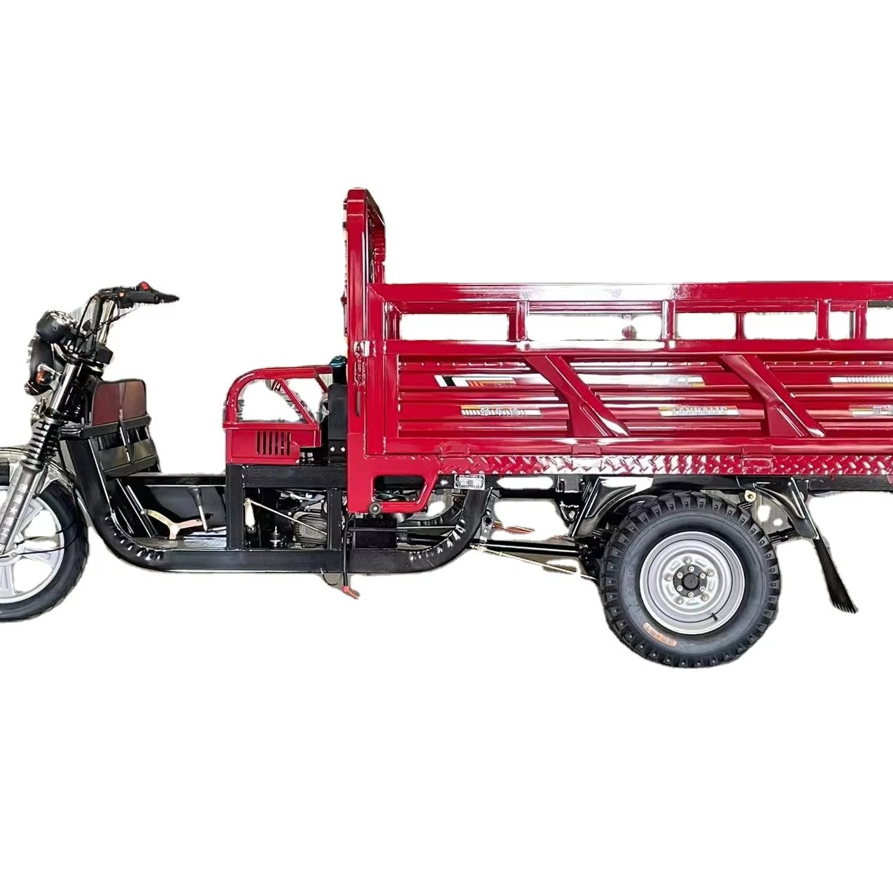 150cc Gasoline Mini Tricycle Open-Body Motorized Disabled Motorcycle With Sidecar Electric-Battery Driven for Passengers Cargo